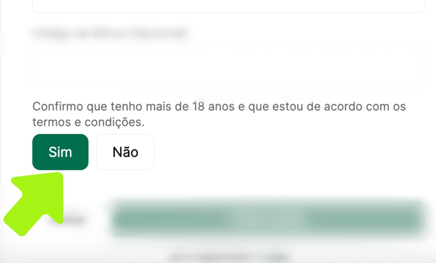 Casa de Apostas Brasil Lembre-se de aceitar os termos e condições
